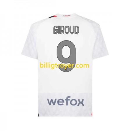 Billige Fotballdrakter AC Milan Olivier Giroud 9 Bortedraktsett 2023/24 Kortermet